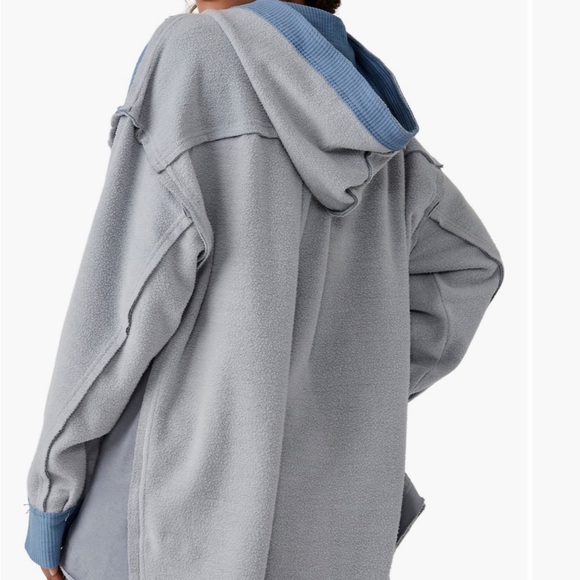 Free People Corie corduroy fleece hoodie - Picture 4 of 11